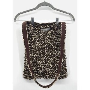 VTG Y2K 2000s Gap Crochet Crossbody Bag Chunky Boho Indie Grunge Retro Wool